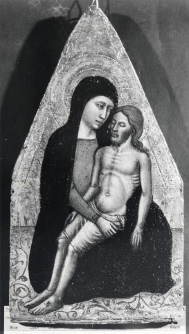 Anonimo — Cecco di Pietro - sec. XIV/ XV - Pietà — insieme